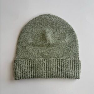 Express Sage Green Boucle Knit Beanie OS NWT